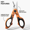 2100FO Long Reach Cable Stripping Electrician Scissors, 15.2 cm Image 1